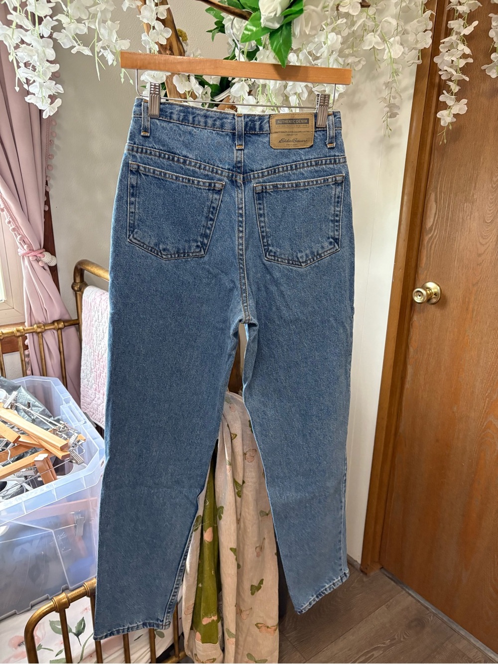 Eddie Bauer Vintage Blue Straight-Leg Jeans